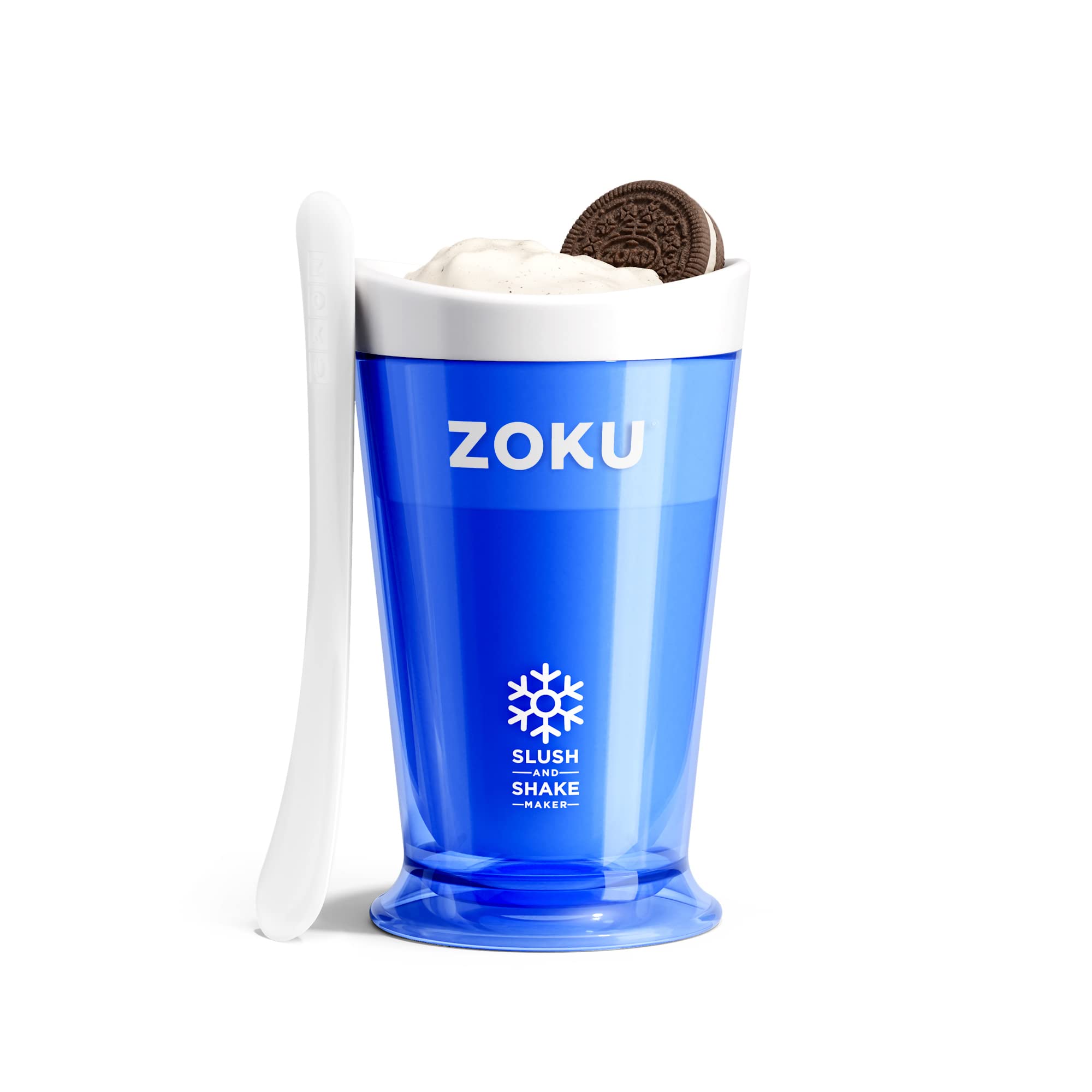 Zoku ZK113-BL Slush and Shake Maker, Blue Slushy, Plastic,