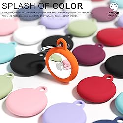 Oakxco for Airtag Keychain Silicone, Airtag Holder