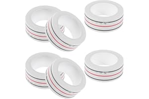 PACKOVE 6pcs 10m Diagonal Seam Sewing Tape Tearable Paper Basting Tape for Quilting, Fabric Crafts, and DIY