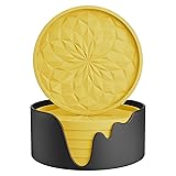 ME.FAN Silicone Coasters with Holder,[6