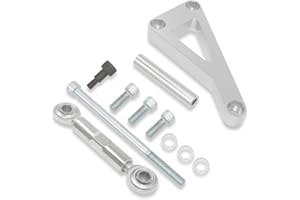 SEWTANC SBC Alternator Bracket,Polished Aluminum Alternator Bracket Kit, Long Water Pump Lwp Alternator Bracket Kit, for Chevy SBC 350 Small Block Engine