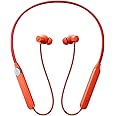 CMF Neckband Pro Bluetooth Headphones,50dB Hybrid Active Noise Cancelling Earbuds with 5 HD Mics,IP55 BT5.3 37Hours Long Play time Dual Device Connection Neckband Headphones-Orange