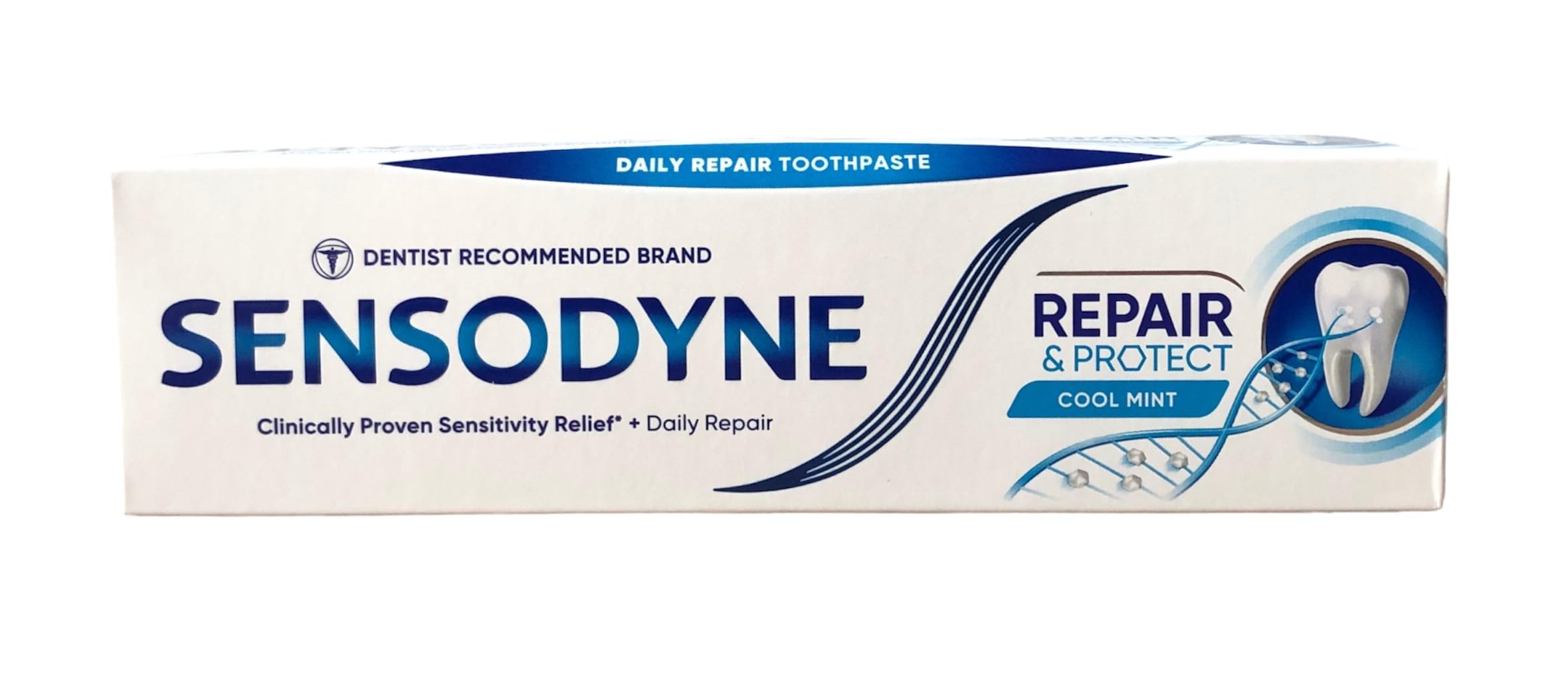 Sensodyne Repair* & Protect Toothpaste, Daily Toothpaste with Fluoride, 1 x 75 ml, for Pain Sensitive Teeth