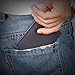 RFID Minimalist Slim Wallets - Credit Card Holder Front Pocket Wallet for Men Women (Jet Black)