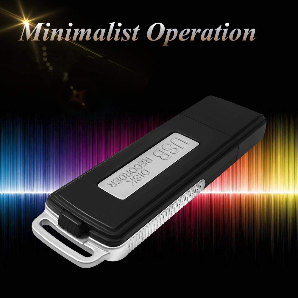 Gocheer Digital Voice Recorder, Upgraded Digital Voice Activated Recorder 8GB Sound Audio Recorder Dictaphone Recordings Capacity Dictaphone Tape Recorder Recording Device for Lectures Meetings