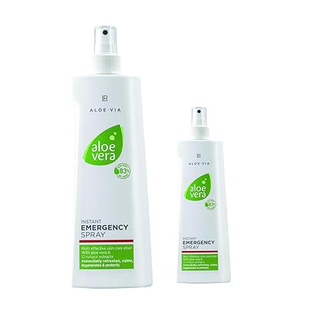 LR ALOE VIA Aloe Vera Emergency Hautspray 400ml plus 150ml für unterwegs