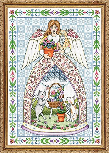 Tobin 2903 'Life Is Wonderful' Counted Cross Stitch Kit | 14-Count Aida Cloth, 8x12 Inch Finished Size