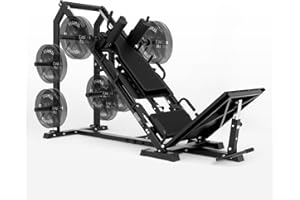 XVD 4 in 1 Leg Press Hack Squat Machine Combo, Professional Adjustable Leg Press Machine for Home Gym with Linear Bearing, 45 Degree Lower Body Training for Glutes, Calves, Quads, Hamstring, Home Gym Leg