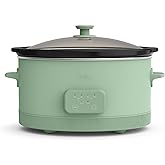 bella SAVOR 6qt Programmable Non-Toxic Slow Cooker, Seaglass