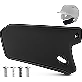 Black Matte Batting Helmet Face Shield Compatible with EvoShield XVT Helmet | Youth Baseball Helmet Jaw Guard, Right-Handed Hitter, Moisture-Wicking Padding, Face &amp; Jaw Protection, Easy Install