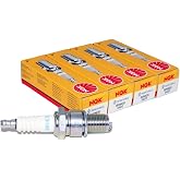 NGK 5422-4PK BR8ES Standard Spark Plug, Box of 4 | OEM replacement, replaces NGK 5422 BR8ES, for outdoor power equipment, Resistor Plug, 130-082-4