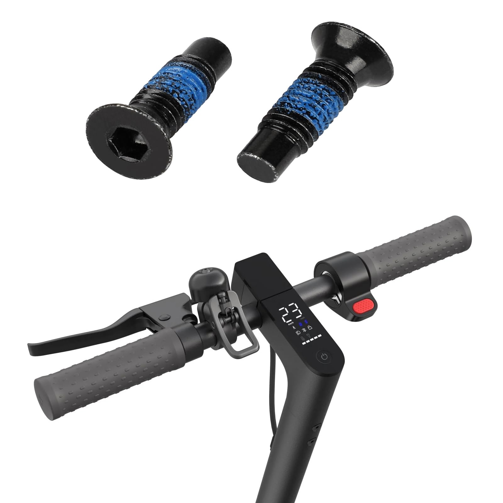 MIMIRACLE Scooter Forehead Head Screw Accessories - Carbon Steel Fixed Screw Kit (10 PCS) Compatible with Xiaomi M365 1s Pro Mi3 Ninebot Max G30/ES Series F Series Electric Scooter