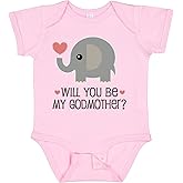 inktastic Will You Be My Godmother Baby Bodysuit