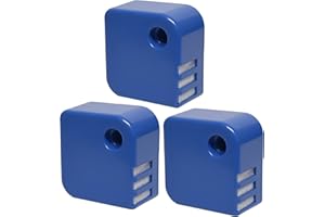 MACABERRY PDC51V1 Demineralization Cartridge Compatible with Vick Humidifier Model V4600, V5100, VUL575, and Sunbeam696, Works to Collect White Dust, Pack of 3, Blue