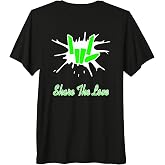 Share Love for Kids and Youth - Back side Premium Tri-blend T-Shirt