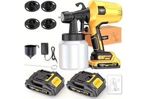 Wireless Sprayer, Battery Sprayer, Wireless high-Pressure Spray Gun, Easy to Clean, Used for Home Decoration, Furniture, cabi