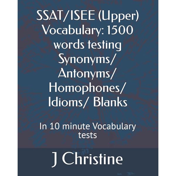 Amazon.com: 504 Essential Words for SSAT & ISEE (Upper): With