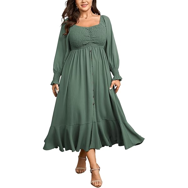 Collared Dress for Women Long Maxi Dresss for Women Button Down Dress for  Women at Amazon Women's Clothing store