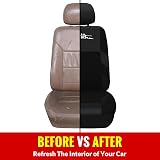 AUTOYOUTH Car Seat Covers Universal Full Set Black Fabric Protection view 6