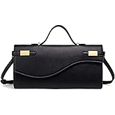 NEWROGENG Clutch Purses for Women PU Leather Clutch with Removable Shoulder Strap Evening Handbag for Women 2025