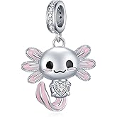 Highland Cow/Axolotl/Duck/Manatee/Dog Charm S925 Sterling Silver Animal Gift for Women Animals Jewerly Gift for Women