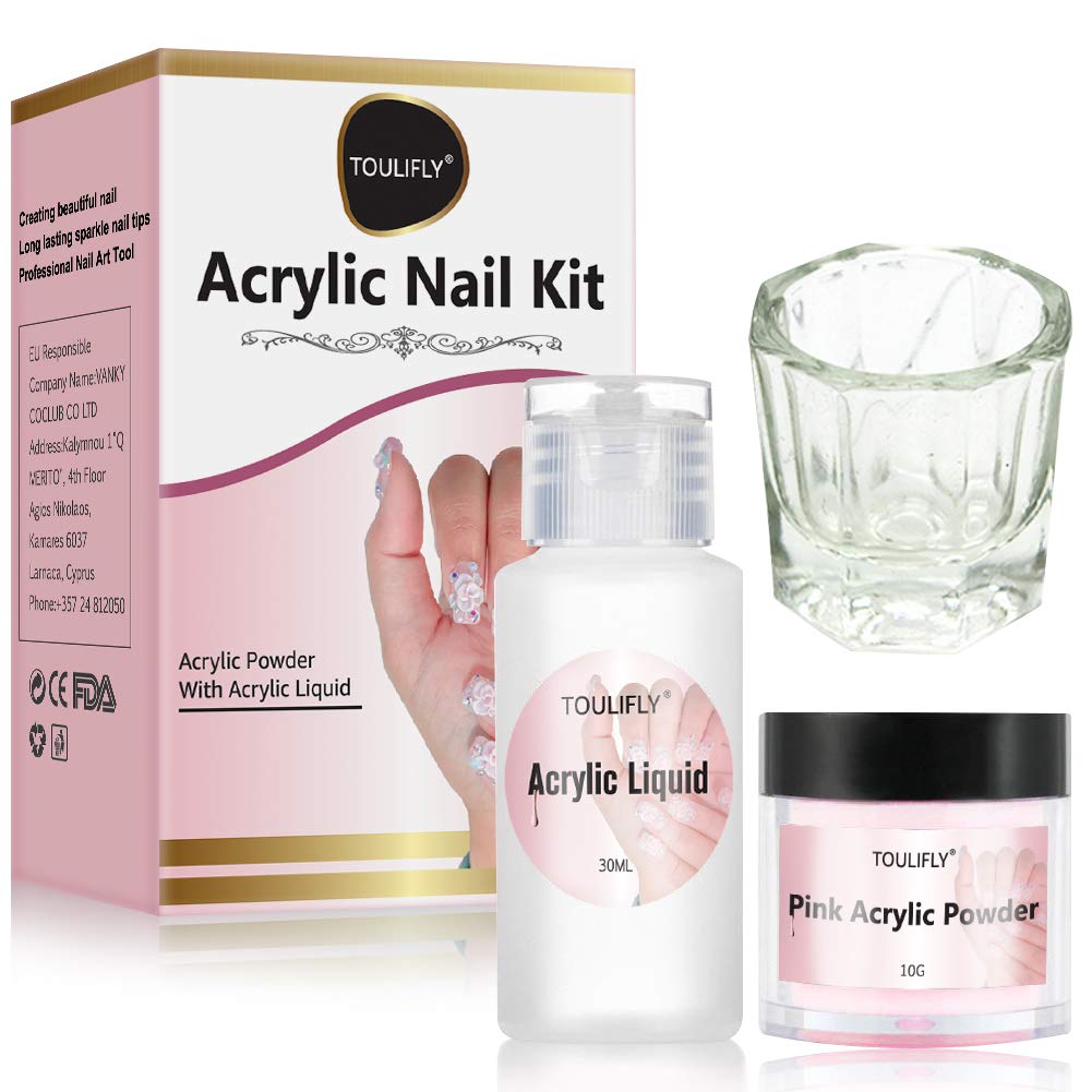 Acrylic Powder and Liquid,Acrylic Nail Starter Kit,Nail