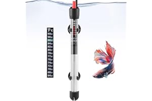 FEDOUR Aquarium Heater 50W 100W 300W, Submersible Glass Fish Tank Heater for Fresh and Salt Water (300W)
