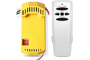 Ceiling Fan Remote Control Kit Replacement for Hampton Bay/Hunter/Fan-HD UC7078T CHQ7078T Fan-HD5 Standard-RR7079T L3H2010