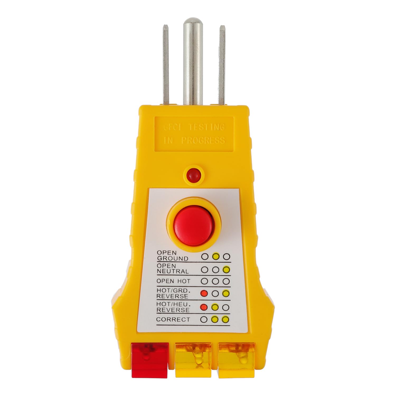 Photo 1 of HUAREW Outlet Circuit Testers for Grounding Products, Outlet Tester with GFCI, Plug Tester, Security Test, Electrical Receptacle Tester for North American Outlets