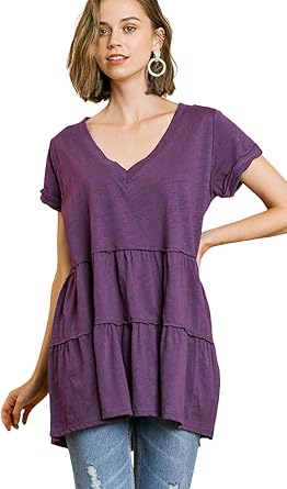 ruffle tunic top