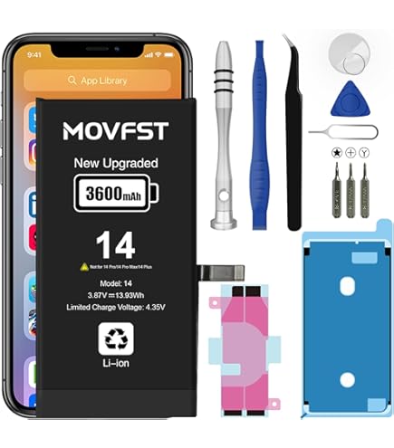Iphone 14 Battery 4200mAh Kit High-Capacity Replacement Repair