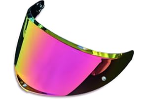 StableNeino Motorcycle Helmet Visor Compatible with AGV K6/K6S (Rose red)