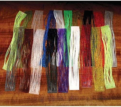 Hareline Crazy Legs Minnow Grey/Black-Pearl Flake