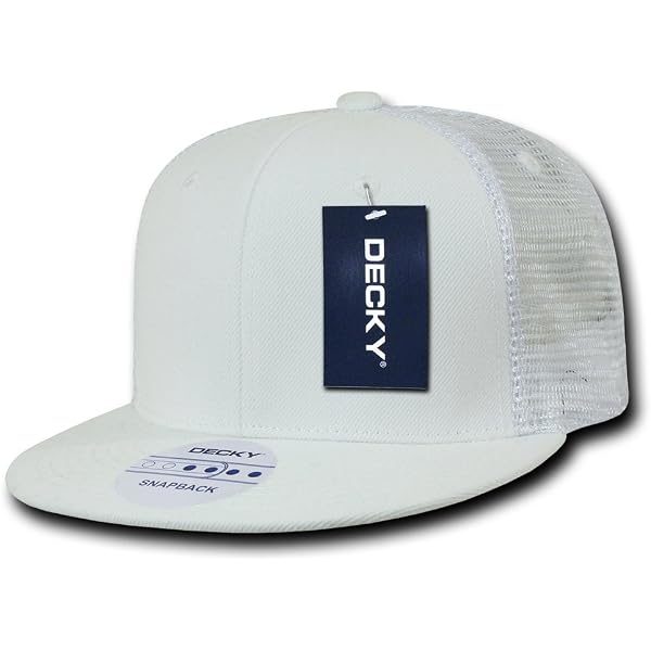 OTTO Cotton Twill Flat Visor Snapback - 6 Panel Pro Style Mesh Back Hat | Structured Firm Front | Gray Undervisor & Matching Sweatband - View #9