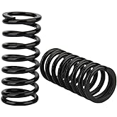 Black Compression Springs (O.D. 1.7" X I.D. 1.25" X Length 3.9" ) 218 Gauge (1/4") Coil Wire - 163 lbs/Inch