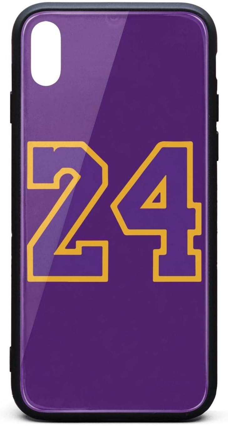 Black-Mamba-Kobe-Bryant-#24- for iPhone X Case Designer Shock-Absorbing TPU Rubber Frame Hard PC Back Shell