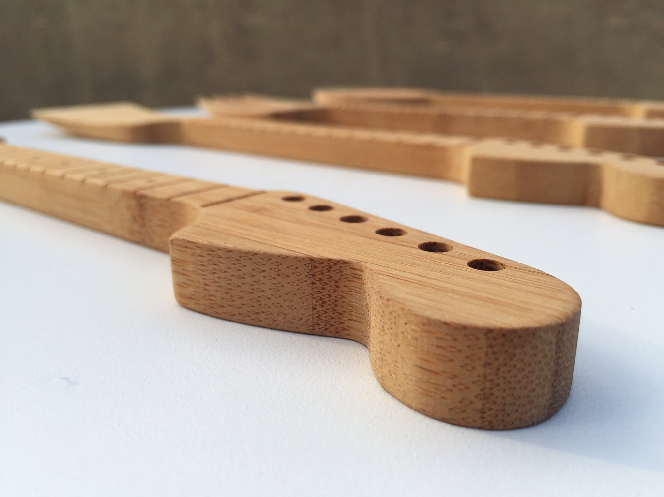 Rise8 Studios Guitar Bamboo Cooking Utensils Set (4-Piece) | Wooden Spoons and Spatulas | Fun Music Themed Kitchen Gadgets & Accessories | Unique Gift for Musicians, Guitar Players