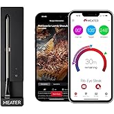 MEATER SE: Smart Bluetooth Meat Thermometer | Long-Range Wireless Probe for Oven, Grilling, Smoking, BBQ & Air Fryer | Dual Sensors & Guided Cook System | Black Charger