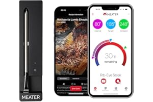 MEATER SE: Smart Bluetooth Meat Thermometer | Long-Range Wireless Probe for Oven, Grilling, Smoking, BBQ & Air Fryer | Dual S