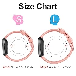 AK Sports Bands Compatible for Fitbit Versa, Soft