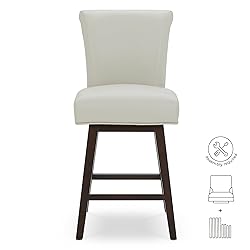 CHITA 26 Inch Counter Height Swivel Bar Stools Set