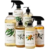Koala Eco, Home Collection, Includes Dish Soap, Hand Wash, Body Wash, Floor Cleaner, Kitchen Cleaner, Bathroom Cleaner - All Made with Essential Oils (6 Pack)