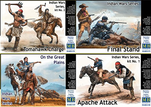 BUNDLE LOT INDIAN WARS SERIES FULL SET 1/35 MASTER BOX 35188 35189 35191 35192