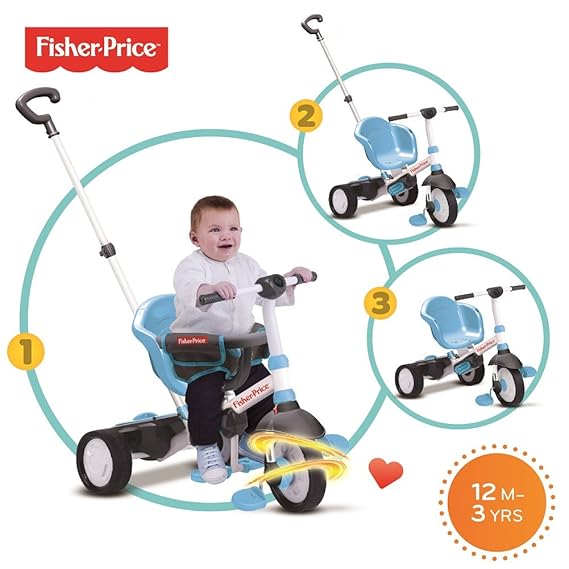 Fisher Price 3150933 Baby Dreirad, blau