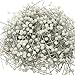 La Tartelette 800pcs Round Pearl Head Dressmaking Pins Weddings Corsage Florists Sewing Pin (3.5 cm, White)