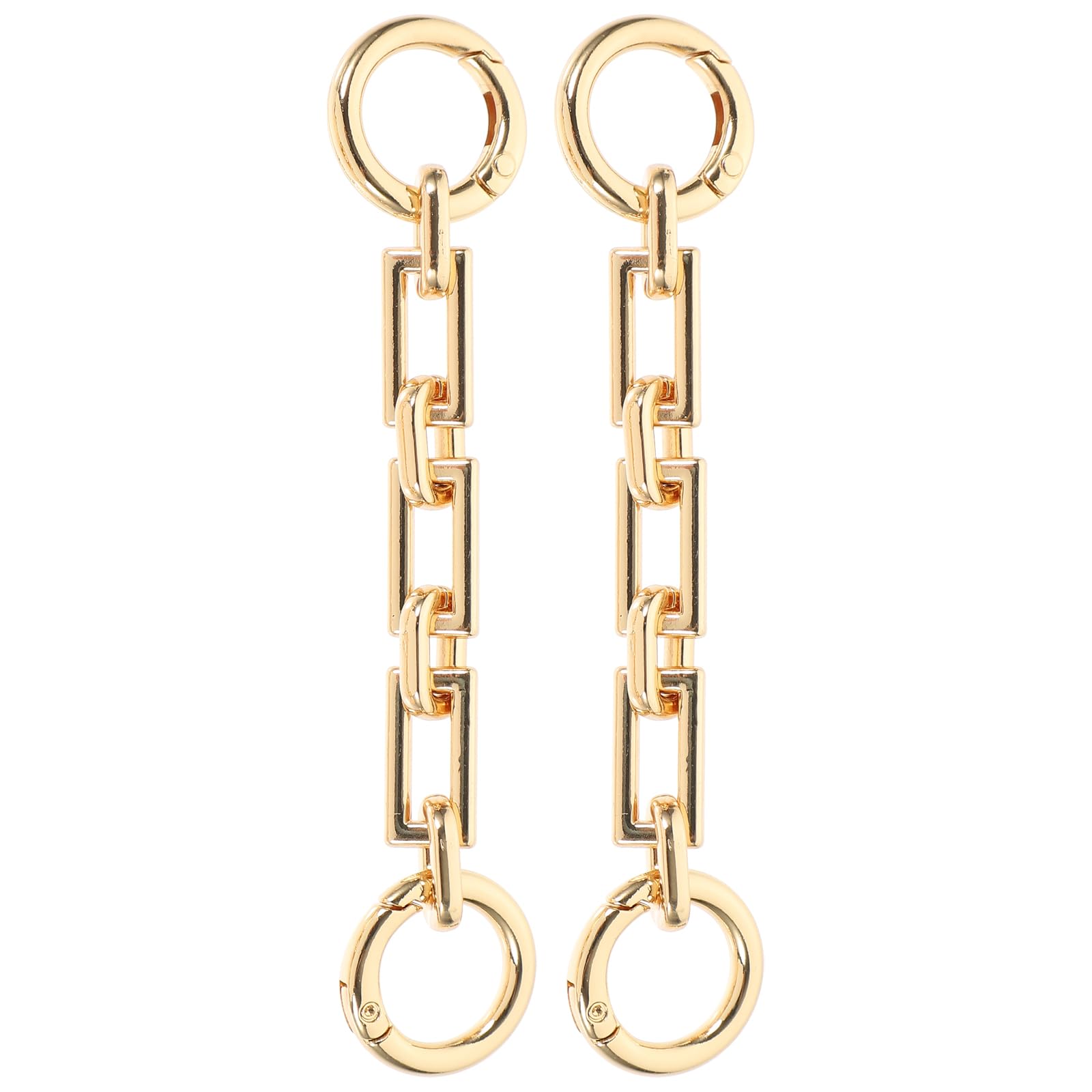 TEHAUX Bag Chain Extender 4.7 Inch Gold Purse Chain Replacement Strap for Handbag Shoulder Crossbody DIY Bag Handle Extenders