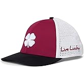 Black Clover Standard Texas A&M Benchmark Adjustable Snapback Hat, Maroon/Black/White Laser Cut 3D Clover