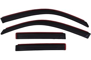 Auto Ventshade [AVS] In-Channel Ventvisor / Rain Guards | Fits 2003 - 2009 Toyota 4Runner - Smoke, 4 pcs. | 194924