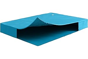 The Bedroom Store Free-Flow Full Motion Mattress, Hardside Waterbed Bladder with Reinforced Corners, 18ml Smooth Vinyl (Queen (U.S. Standard))