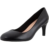 Comfort Plus by Predictions Women's Karma Mid-Heel Round Toe Pump